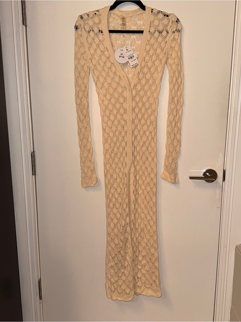 Ivory swim suit cover up